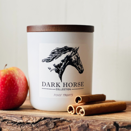 Light up your space with our equestrian-scented candles! Enjoy fresh hay, soft leather, and sweet wildflower scents.