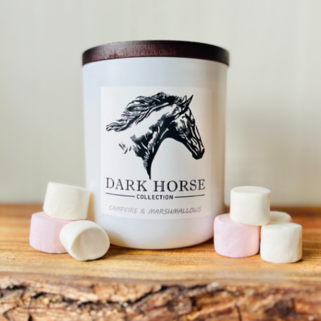 Light up your space with our equestrian-scented candles! Enjoy fresh hay, soft leather, and sweet wildflower scents.