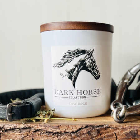 Light up your space with our equestrian-scented candles! Enjoy fresh hay, soft leather, and sweet wildflower scents.